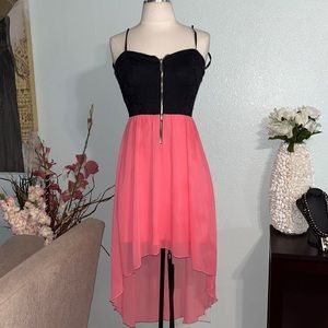 Women dress - Black & pink